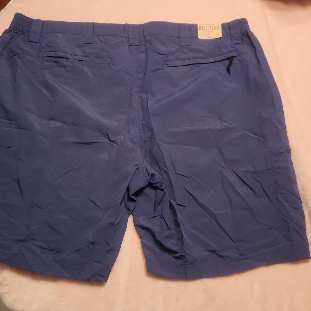 Redhead Brand Mens Blue Rh Nylon Shorts Size 44